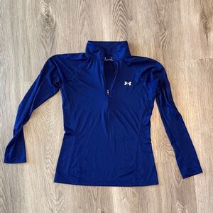 Under Armour Blue Half-Zip Performance Pullover